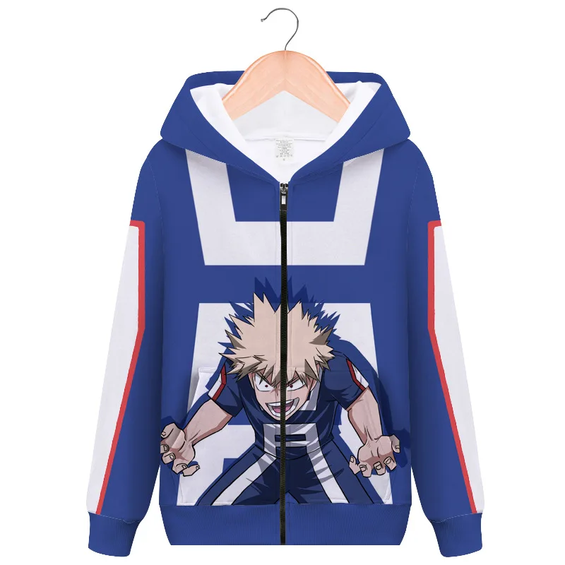 My Hero Academia Midoriya Izuku 3D Anime Printed Zip-Up Hoodies 