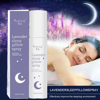 

75ml Lavender Pillow Sleep Spray Insomnia Essential Oil Soothe Sleep Deep Sleep Relieve Stress Better Sleeping Relief Anxiety