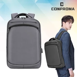 Sac à dos étanche avec chargeur USB pour homme, sacoche de voyage pour ordinateur Air Pro, 15.6 pouces 