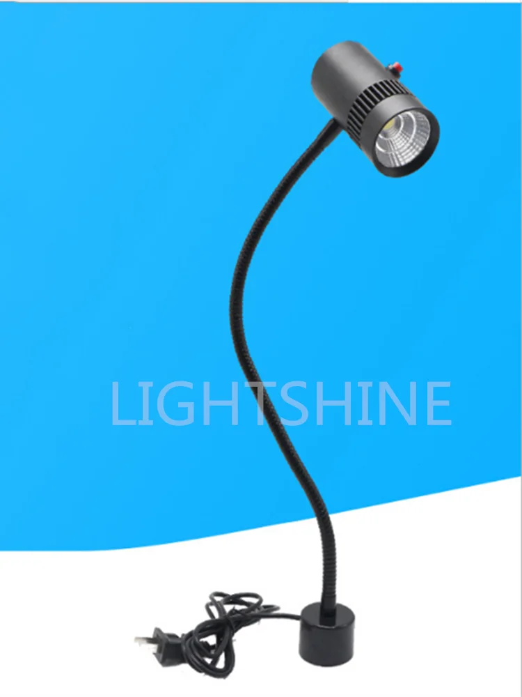 Led Machine Tool Lamp Magnet Work Lamp Hose CNC Lathe Punch Machine Tool 110v-220vac 7w