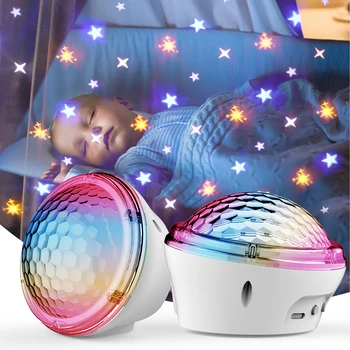 

Colorful Starry Sky Projector Blueteeth USB Remote Control Timing Night Lamp LED Night Light Romantic Projection Lamp Child Gift