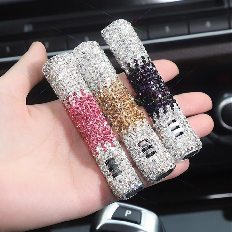 Fashion Diamond Car Air Freshener Smell In The Car Styling Air Vent
