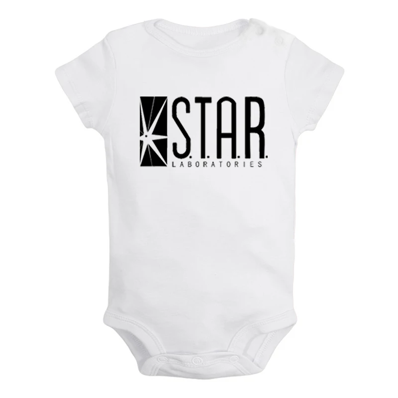 STAR Laboratories флэш-сериал S.T.A.R. Labs КИТ Скотт; Одежда для новорожденных; комбинезон с принтом; боди для младенцев