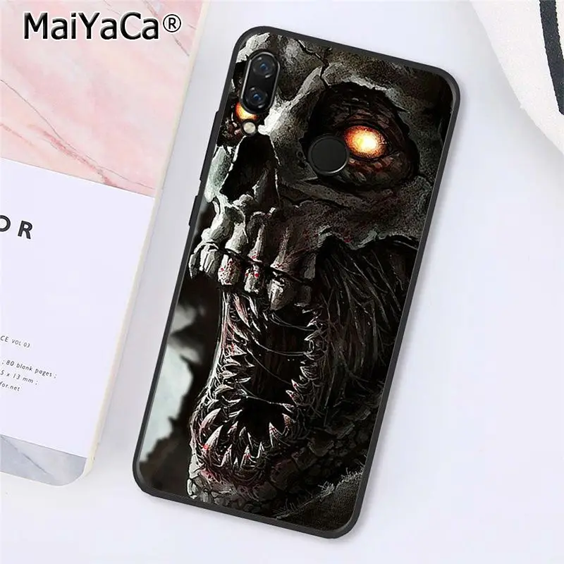 A16 MaiYaCa Мрачный Жнец "скелетная" Капа чехол для телефона для Xiaomi Redmi8 4X 6A S2 5A Redmi 5 5Plus Note7 8Pro 7A 6A - Цвет: A16