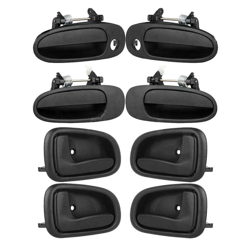 8Pcs Car Exterior Interior Door Handle 69230 02030 69220 02040 for
