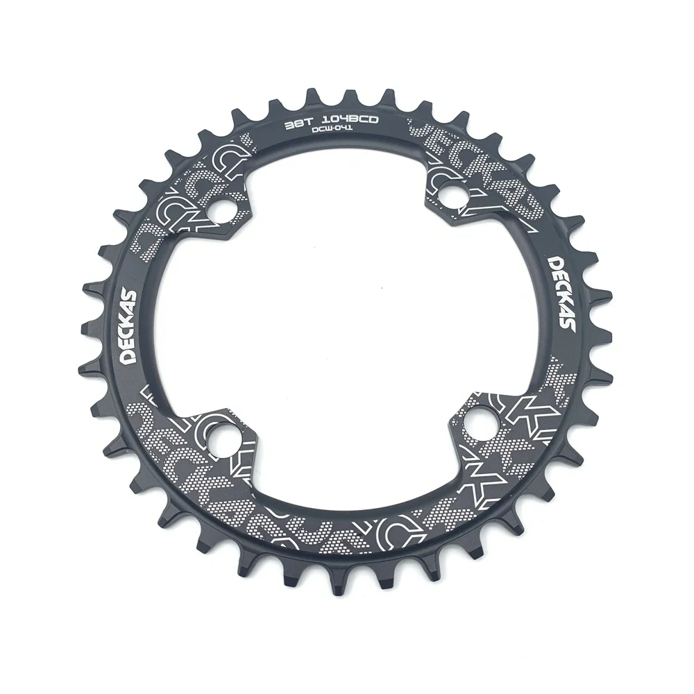 DECKAS 104BCD Bicycle Narrow Wide Chainring 32/34/36/38T MTB Mountain Bike BCD104 Crankset Tooth Plate Parts For M615 M785 M820 For bike chainring,bike crankset,bicycle parts