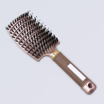 Preise Haar Kamm Kopfhaut Massage Kamm Salon Friseur Styling Werkzeuge Haarbürste Borsten Nylon Frauen Nass Lockige Detangle Haar Pinsel