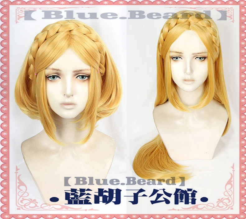 

Breath of the Wild Princess Zelda Cosplay Wig Braids The Legend of Zelda Long Short Straight Hair Halloween Role Play