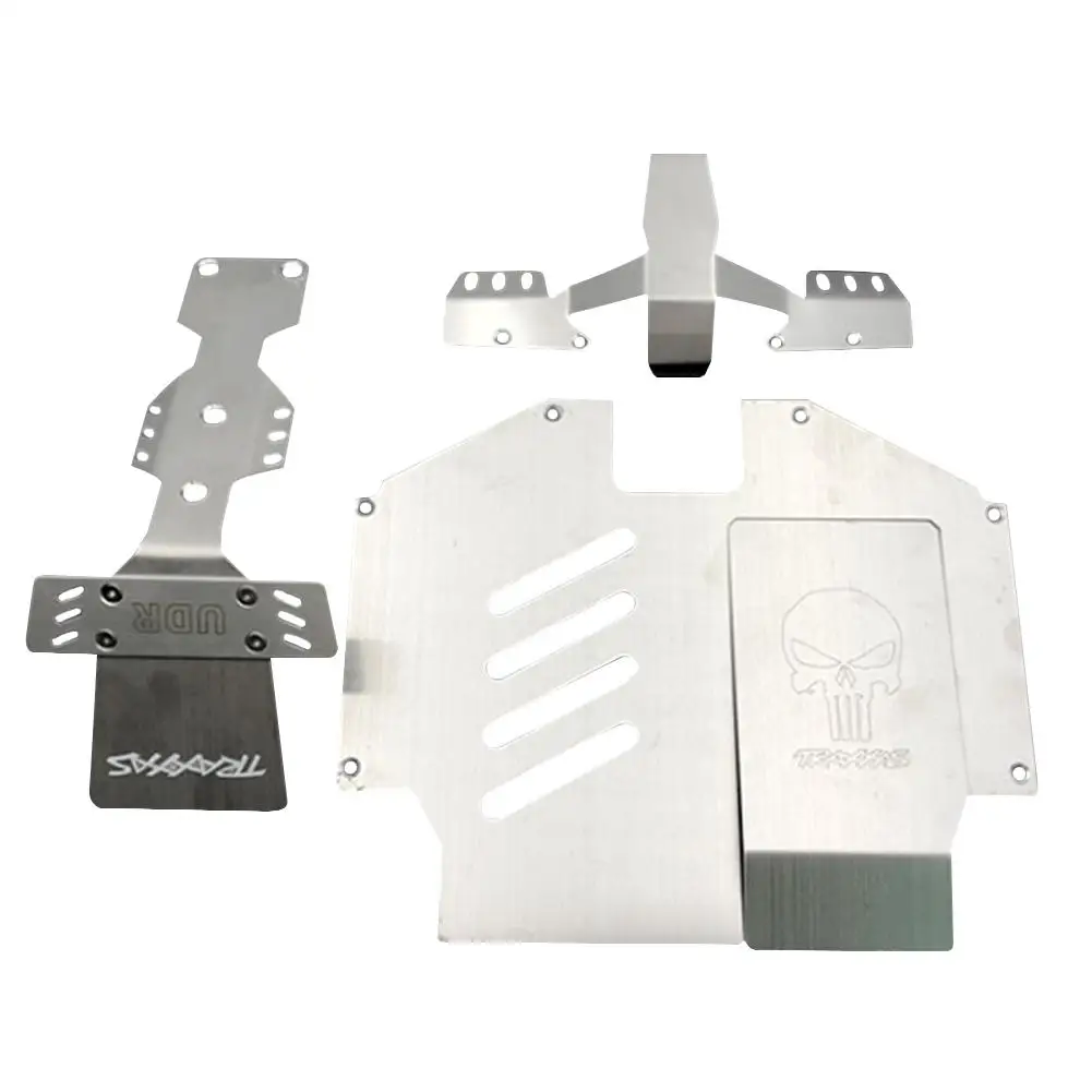 

HobbyLane 3 Pcs Metal Chassis Armor Front Rear Protector for 1:7 RC Car Traxxas UDR Unlimited Desert Racer