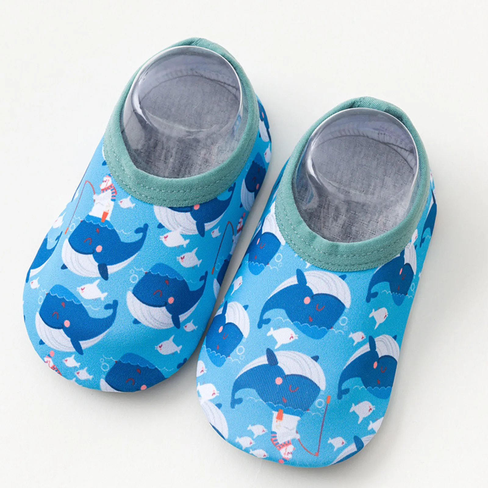 Baby Kids Boys Girls Cartoon Barefoot Aqua Socks Non-Slip Water Shoes Swim Beach 