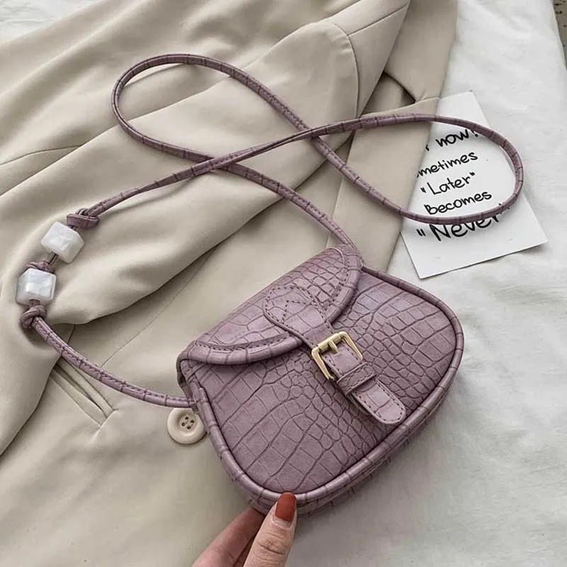 

Stone Pattern PU Leather Crossbody Bags Sac A Main Female for Women 2020 Fashion Shoulder Messenger Bag Lady Travel Handbags