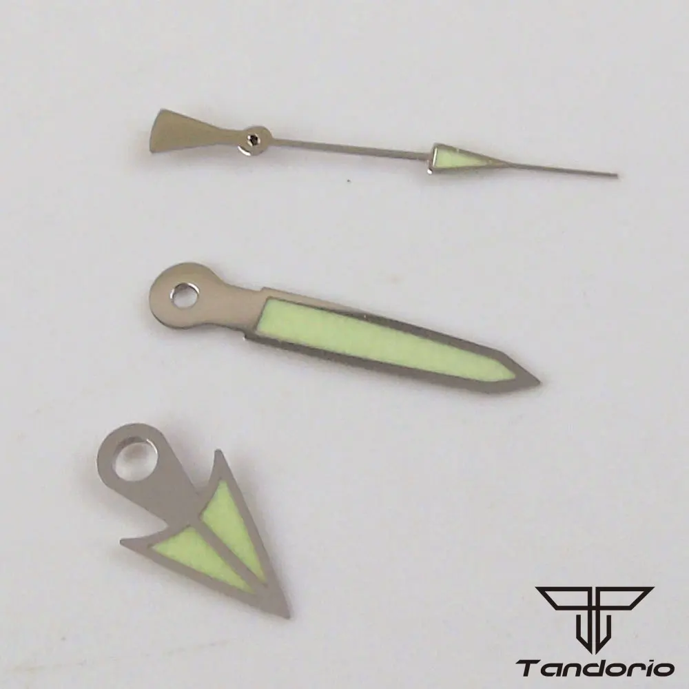 

Green Luminous Watch Hands Parts Fit For NH36A NH35A 7S26 4r25 6309 7002 7009 Automatic Movement Stainless Steel C3 Lmune