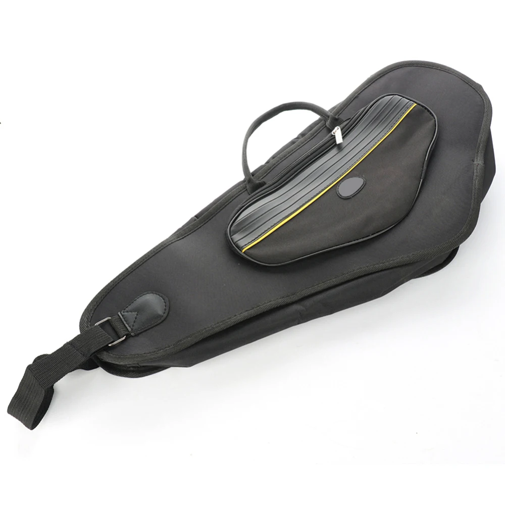 Черный Профессиональный альт-саксофон водостойкий саксофон Gig Bag ткань Оксфорд рюкзак регулируемые плечевые ремни карман с хлопковой подкладкой - Цвет: Черный