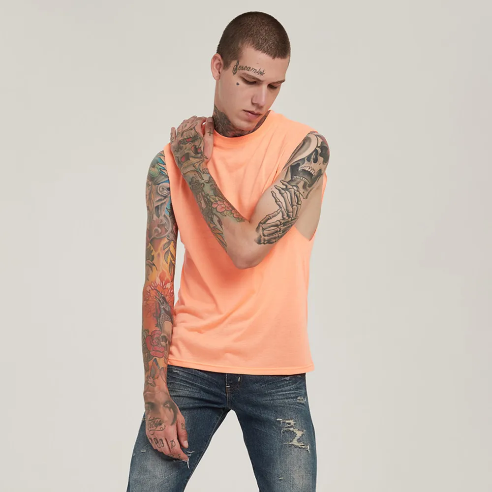 2019 стильные летние топы легкие мужские майки одежда для мышц тренировочные