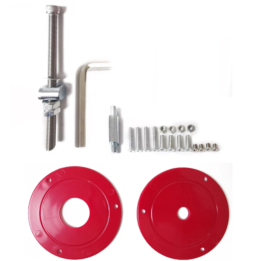 Electric wood milling trimming machine Flip Plate guide table Aluminum Router Table Insert Plate For Woodworking Work Bench