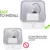 5 Pack Cat Water Fountain Filters Pet Fountain Replacement Filters with Coconut Activated Carbon Suitable for 2L Water Dispenser