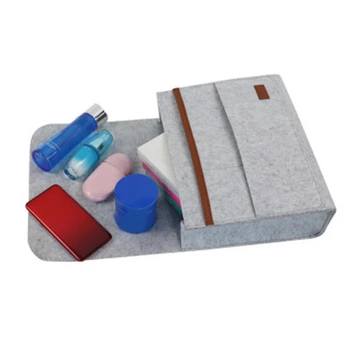 

Bedside Storage Bag Felt Hanging Storage Organizer Bedroom Dormitory Sofa Side Storage Bag