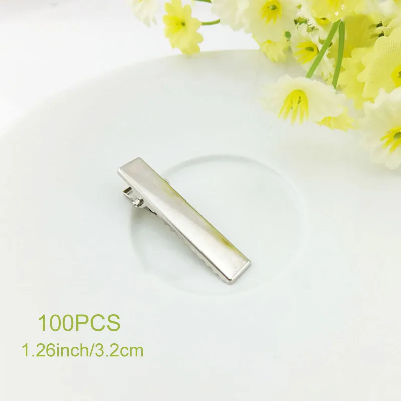 10/50/100 шт./компл. Для женщин Заколки для волос DIY Крокодил заколка из кожи аллигатора заколка для волос, заколка для волос, для девушек и женщин, выполнено из волос Средства для укладки волос HB88 - Цвет: 3.2cm  100pcs