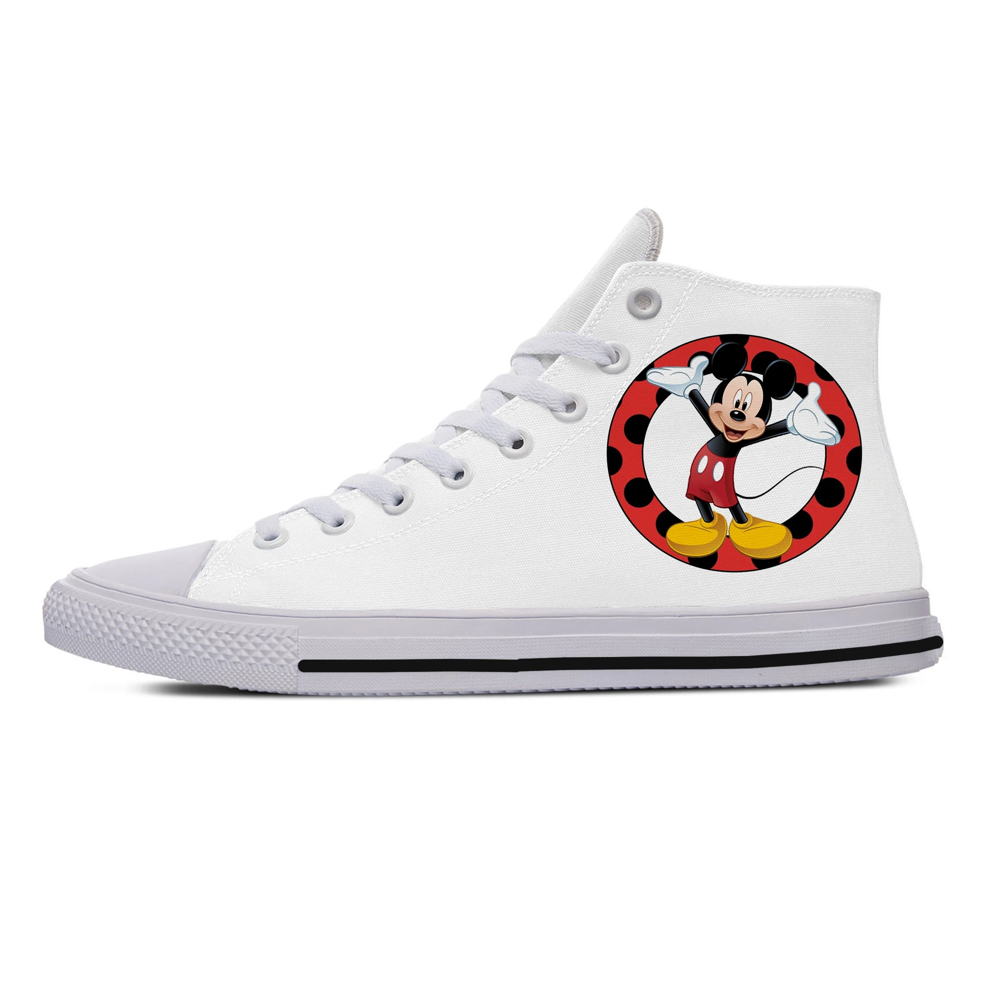 Mickey13 Новинка года; обувь с Микки Маусом; Женская Легкая классическая обувь с принтом; дышащая модная парусиновая обувь; мужские кроссовки с Микки Маусом - Цвет: Mickey13