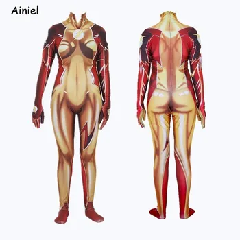 

The Flash Cosplay Costume Zentai Lady The Flash Costume Superhero Jumpsuits Halloween Costume Women Kids Girls Female Version