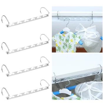 

2/4pcs Y Shape Universal Clothes Hangers Save Space Closet Organizer Multifunction Metal Hangers