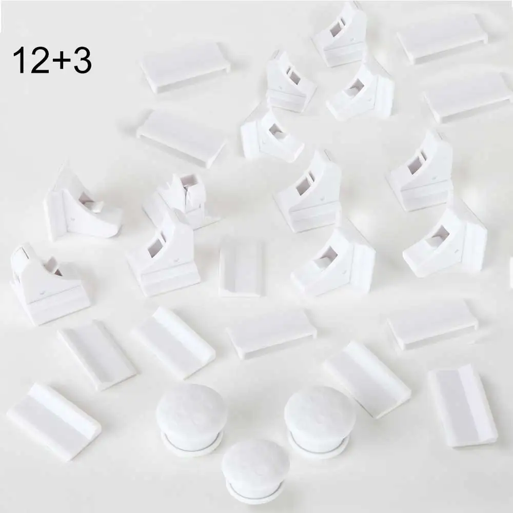 PJ3214C 12+ 3 шт защита детей магнитный замок Детская безопасность шкаф ящик стопор детский шкаф Невидимый ограничитель безопасности замки - Цвет: PJ3214C