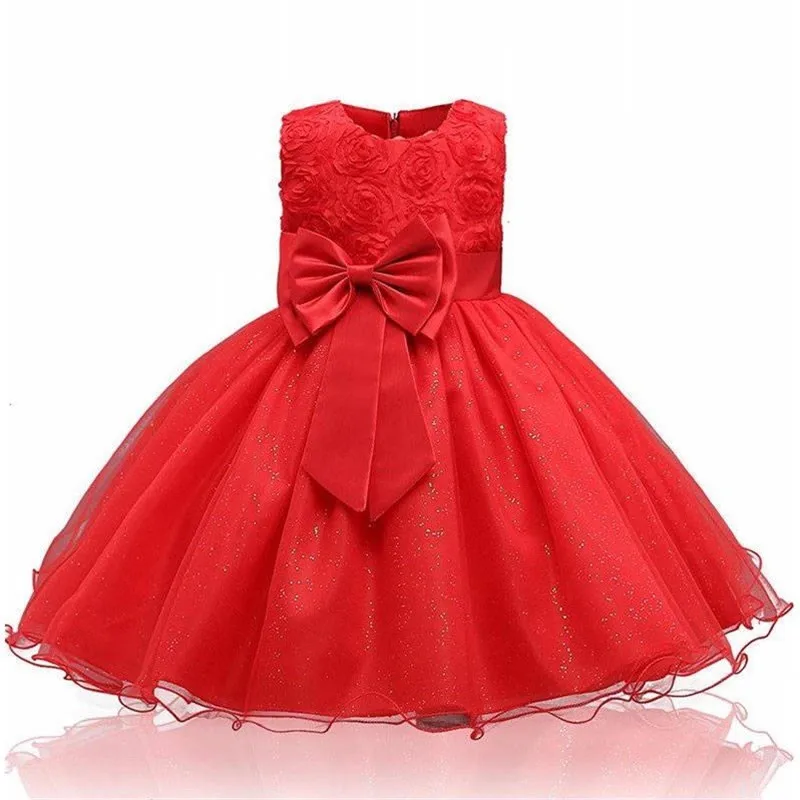 Summer school girl party dress Christmas New Year costume child's clothes party dress girl birthday dress