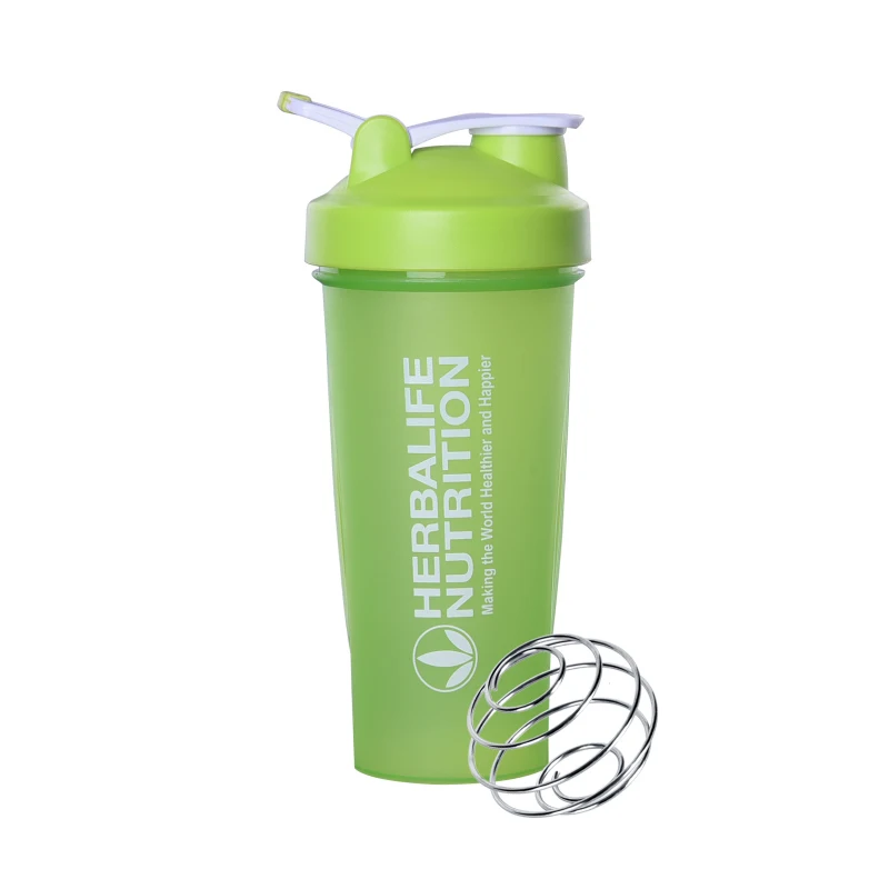 600ml green Прямая с фабрики 500/600/800 мл Гербалайф питание соломы тип видов спорта, пластиковые бутылки для воды - Цвет: 600ml green
