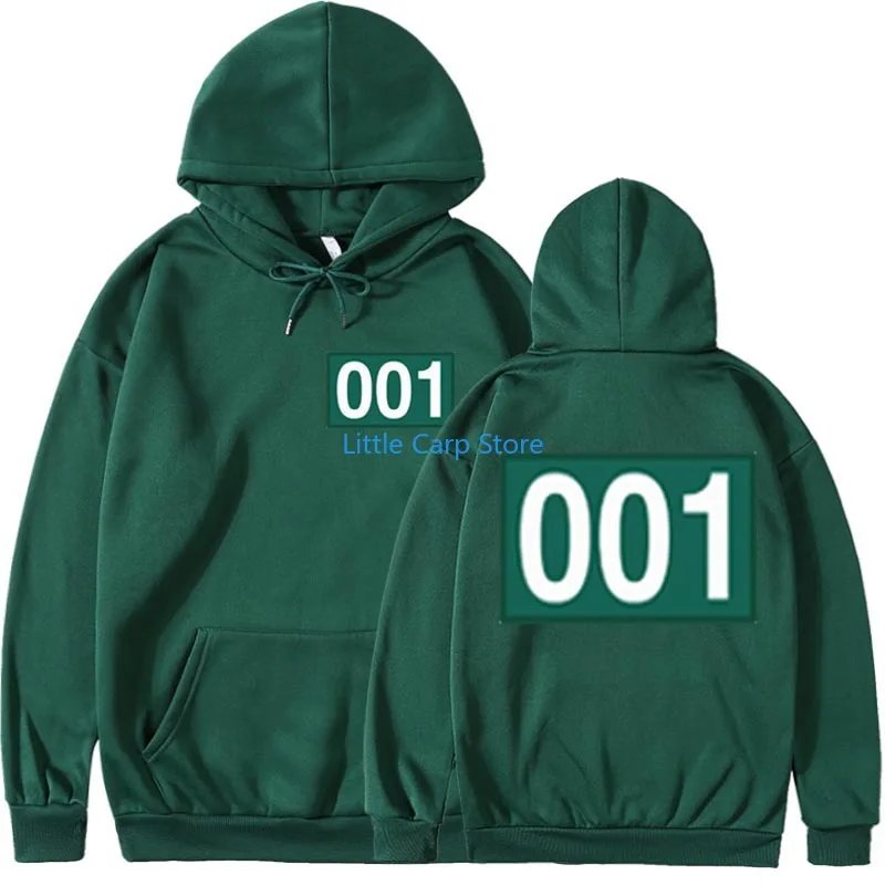 New Squid Game Round 6 No. 1 Game Clothes Men and Women Wearable Printed Hoodie 1