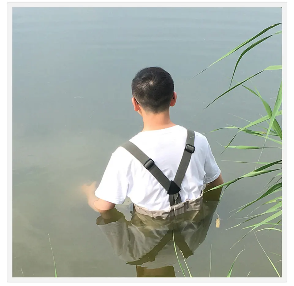 钓鱼鞋裤套装橡胶底鞋_21