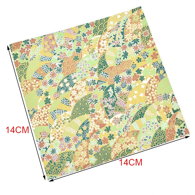 Japanese Floral Origami Folding Craft Paper Random Flower Pattern DIY ...