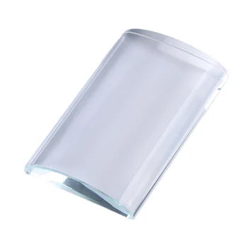 

U Shape Crystal Eyelash Extension Tool Glass Adhesive Glue Pallet Crystal Stone for Eyelashes Extension