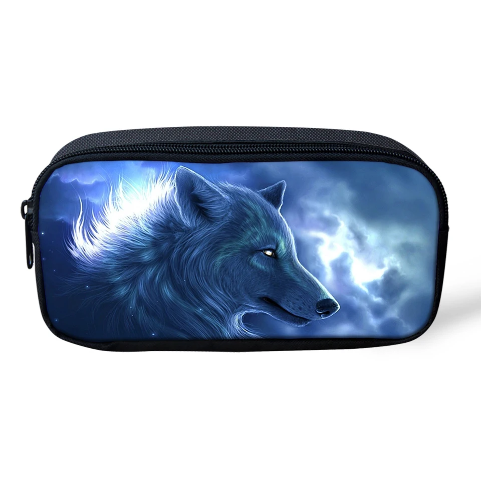 CDWX3768K HaoYun пенал для детей "Fantasy Wolf" шаблон студентов ящик мультфильм животных детские школьные пеналы для ручек девочек косметичка - Цвет: CDWX3768K