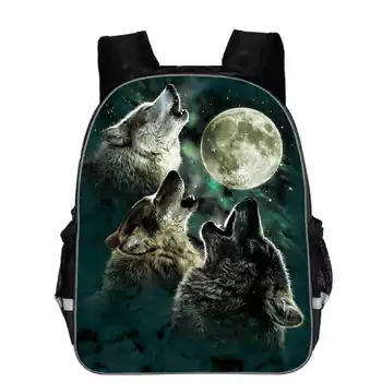 

Animal Tiger Dog Wolf Backpack Men Women Travel Rucksack Fashion Surprise Gift Knapsack Beautiful Children Boys Girls Mochilas