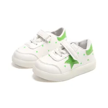 Весенне-Осенняя детская обувь для мальчиков и девочек; Новинка года; блестящие детские кроссовки для бега; дышащие повседневные красивые кроссовки для детей