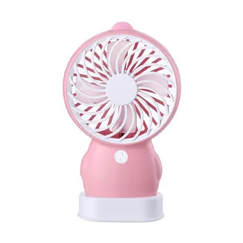 

Desktop Cartoon Mini Mute Desktop Desktop Small Fan Usb Charging Fan Portable Baby Carriage Student Dormitory