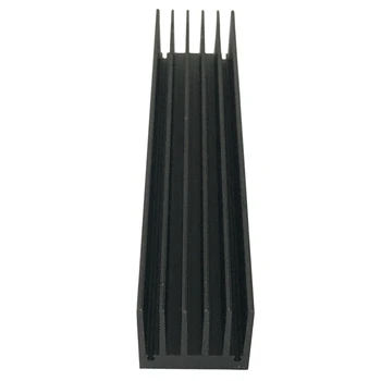

Black Aluminum Heatsink, Aluminium Heat Diffusion Cooling Fin for Power Transistor, for FET, for IC, for Power Amplifier