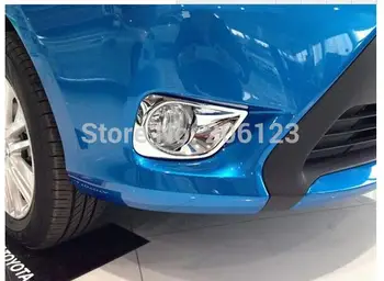 

ABS Chrome Front Fog light Lamp Cover Trim For 2014 2015 ForToyota VIOS
