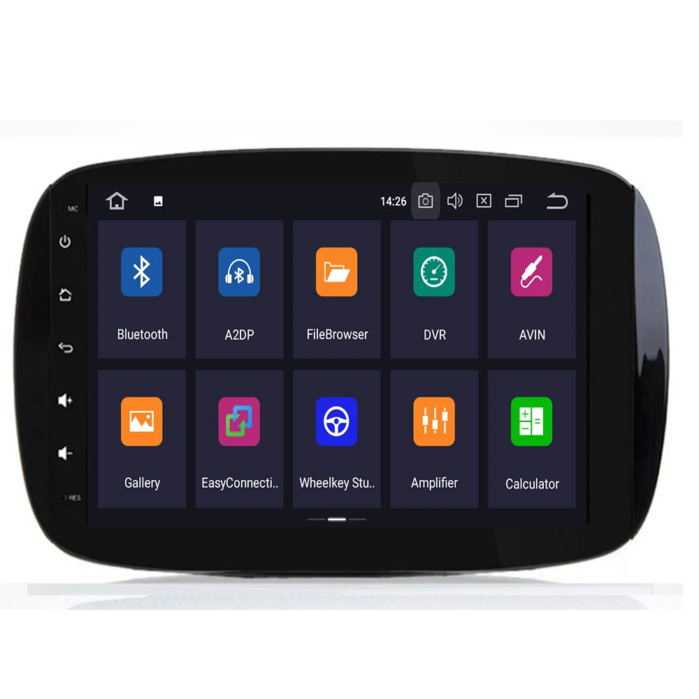 9 inch Car GPS Navigation System Stereo Media Auto Radio for Mercedes Benz Smart Fortwo C453 A453 W453 2015 2016 2017 2018 JBL