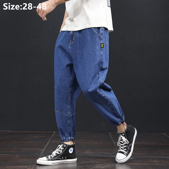 Jeans Hip Hop Harem Plus Size  Jeans para hombre Plus Tallas 44