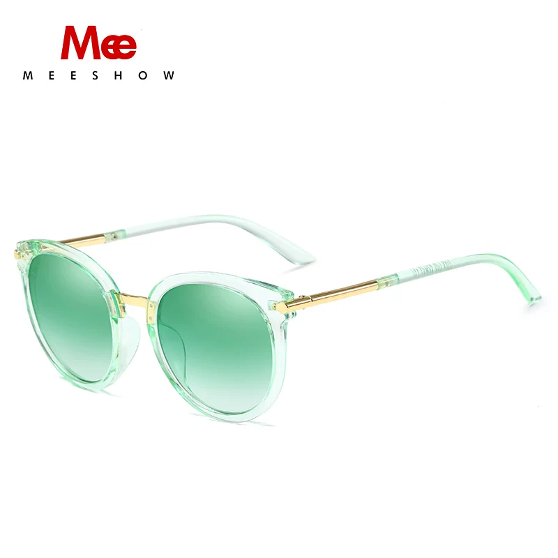 

Gafas de sol de moda de Meeshow gafas de sol polarizadas de aleaciуn para mujer gafas de sol redondas para hombre 2019 gafas UV4