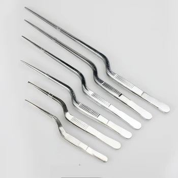 Kitchen Tongs Kitchen Utensils BBQ Tweezer Food Clip  Stainless Steel Kitchen Chief Tongs Picnic Barbecue Cooking Seafood Tool