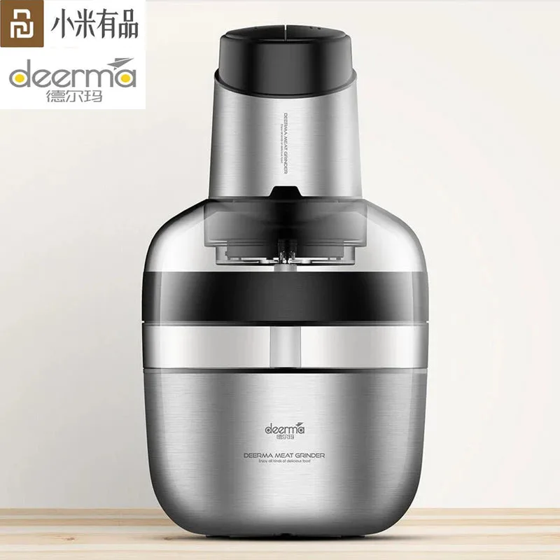 Youpin Deerma электрическая мясорубка из нержавеющей стали Овощной фруктовый блендер