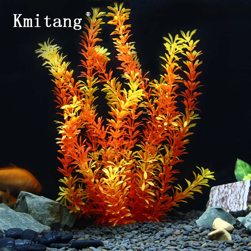 100Cm Planten Grote Kunstmatige Water Gras Nep Onderwater Planten Zacht Plastic Valse Boom Voor Aquarium Fish Tank Decor|Kunstmatige Planten| - AliExpress