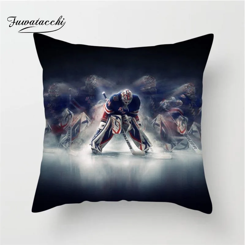 Чехол для подушки Fuwatacchi хоккея спортивный чехол NHL 45x45 см на диван кровать дома