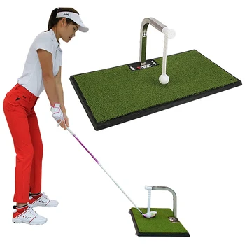 

New Golf Hitting Mat Indoor Outdoor Golf Training Aids Hitting Pad Practice Grass Mat Game Golf Training Mat Grassroots