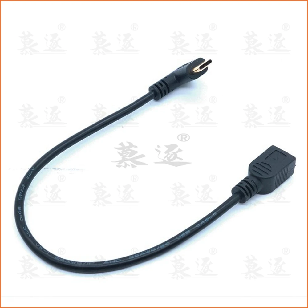 Правый/левый/вверх/вниз угол USB C кабель для зарядки Duttek 3 1 Type папа к Mini & micro (Mini B)