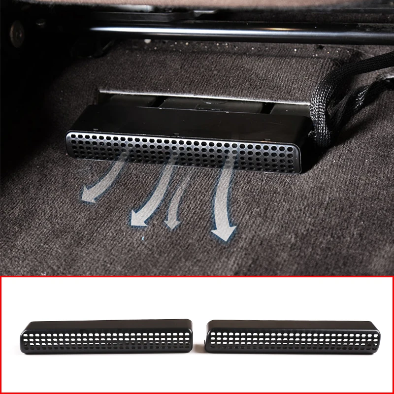 

Car Seat Under Air Outlet Cover Trim Dust Anti-clogging ABS Plastic For Mercedes Benz C E GLC Class W205 W213 X253 Accessories