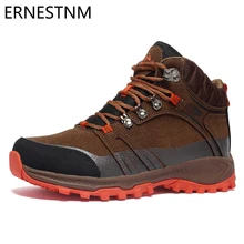 ERNESTNM/новые женские ботинки г. Зимние ботильоны с круглым носком женские ботинки на плоской резиновой подошве теплые плюшевые пинетки, Размер 11