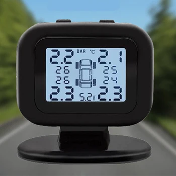 

Tire Pressure Monitoring System Smart LCD Display with 4 External Tmps Sensors